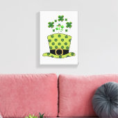 Stretched Canvas Print St. Patrick's Day Leinwanddruck (Insitu (Wohnzimmer))