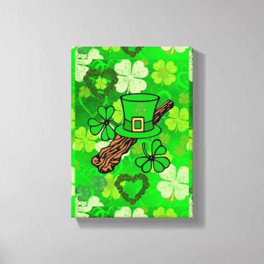 Stretched Canvas Print St. Patrick's Day Leinwanddruck (Vorderseite)
