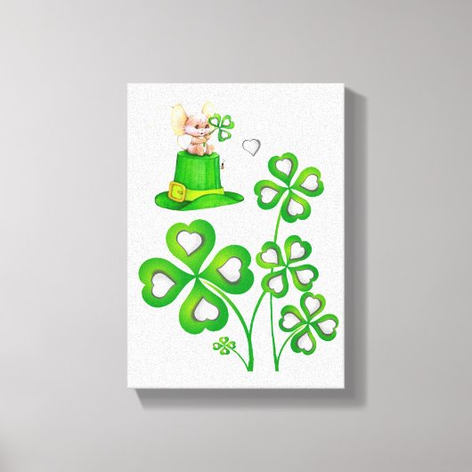 Stretched Canvas Print St. Patrick's Day Leinwanddruck (Vorderseite)