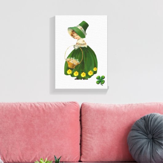 Stretched Canvas Print St. Patrick's Day Leinwanddruck (Insitu (Wohnzimmer))