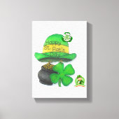 Stretched Canvas Print St. Patrick's Day Leinwanddruck (Vorderseite)