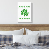 Stretched Canvas Print St. Patrick's Day Leinwanddruck (Insitu (Schlafzimmer))