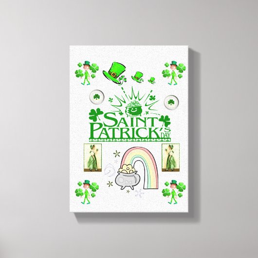 Stretched Canvas Print St. Patrick's Day Leinwanddruck (Vorderseite)