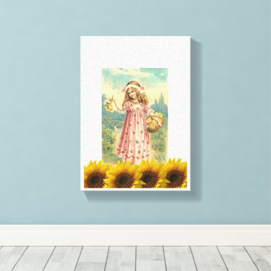 Stretched Canvas Print St. Patrick's Day Leinwanddruck (Insitu (Holzboden))