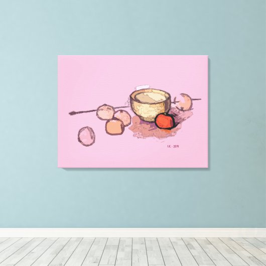 Stretched Canvas Print 'STL #1' Leinwanddruck (Insitu (Holzboden))