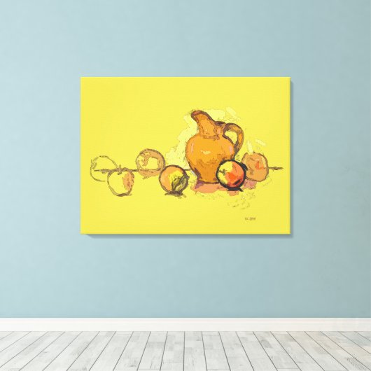 Stretched Canvas Print '#STL-3d' Leinwanddruck (Insitu (Holzboden))