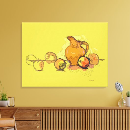 Stretched Canvas Print '#STL-3d' Leinwanddruck (Insitu (Wohnzimmer))