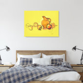 Stretched Canvas Print '#STL-3d' Leinwanddruck (Insitu (Schlafzimmer))