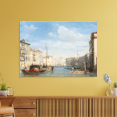 Stretched Canvas Print the frand canal Leinwanddruck (Insitu (Wohnzimmer))