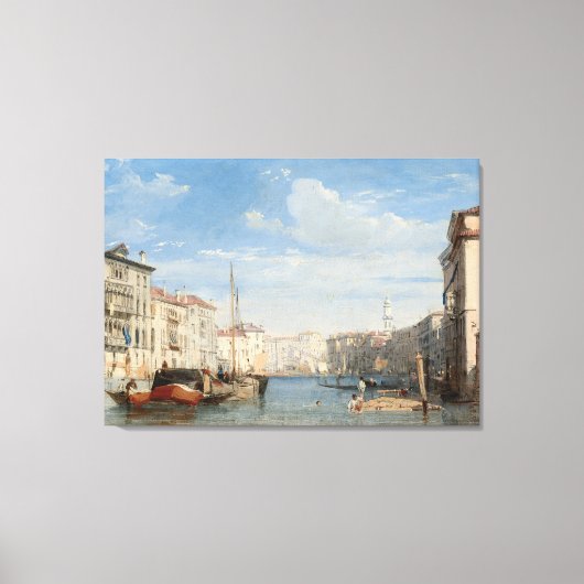 Stretched Canvas Print the frand canal Leinwanddruck (Vorderseite)