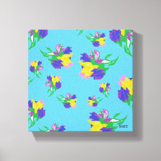 Stretched Canvas Print : Tulips in Bloom Leinwanddruck (Vorderseite)