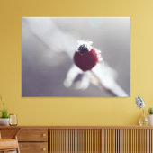 Stretched Canvas Print - Winter Berry Leinwanddruck (Insitu (Wohnzimmer))
