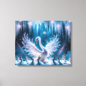 Stretched Canvas Print Winter Leinwanddruck (Vorderseite)