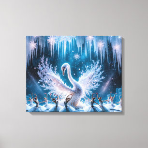 Stretched Canvas Print Winter Leinwanddruck