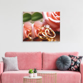 Stretched Canvas Print Wrapped Canvas - Artistic D Leinwanddruck (Insitu (Wohnzimmer))