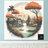 Stretched Canvas Print XIV 1 Leinwanddruck (Insitu (Holzboden))