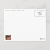 Stretched Cat on Sofa - von Theophile Steinlen Postkarte (Rückseite)