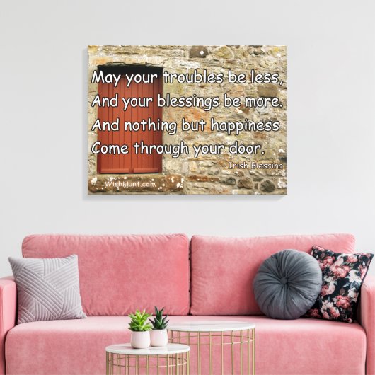 Stretched Leinwand Irish Sessing by WishHunt (Insitu (Wohnzimmer))