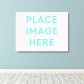 Stretched Wrapped Canvas Print - 24" x 18" Leinwanddruck (Insitu (Holzboden))