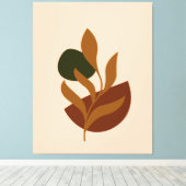 Stretchierte Canvas drucken mit Monogram, Modern B Leinwanddruck (Insitu (Holzboden))