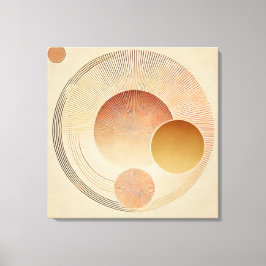 Stretchierte Canvas Print - Bohemischer Sonnenbran Leinwanddruck