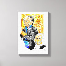 Stretchierte Canvas Print : Genießen Sie die Bezah