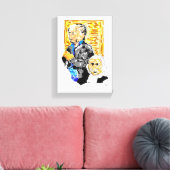 Stretchierte Canvas Print : Genießen Sie die Bezah Leinwanddruck (Insitu (Wohnzimmer))