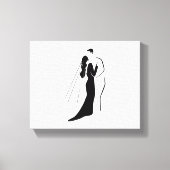 Stretchierte Canvas Print - Hochzeit Leinwanddruck (Vorderseite)