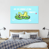 Stretchierte Canvas Print Valentine's Day Funny Fr Leinwanddruck (Insitu (Schlafzimmer))