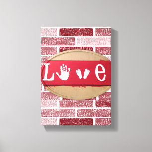 Stretchierte Canvas Print Valentine's Day Liebe Leinwanddruck