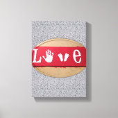 Stretchierte Canvas Print Valentine's Day Liebe Leinwanddruck (Vorderseite)