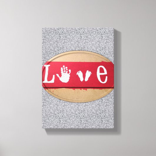 Stretchierte Canvas Print Valentine's Day Liebe Leinwanddruck (Vorderseite)