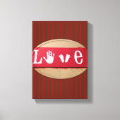 Stretchierte Canvas Print Valentine's Day Liebe Leinwanddruck (Vorderseite)