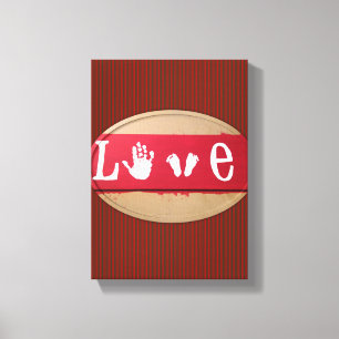 Stretchierte Canvas Print Valentine's Day Liebe Leinwanddruck