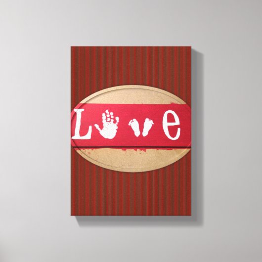 Stretchierte Canvas Print Valentine's Day Liebe Leinwanddruck (Vorderseite)