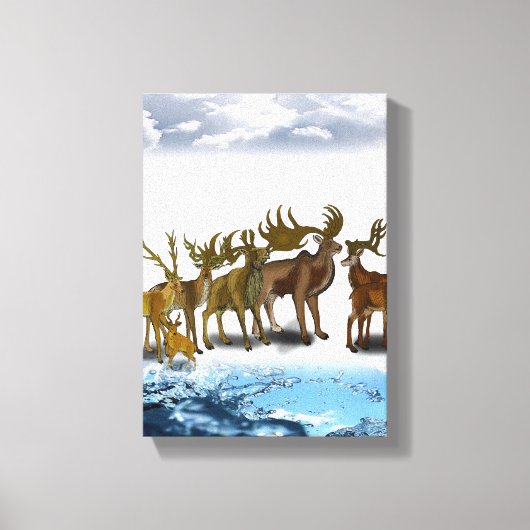 Stretchierte Canvas Print Vatertag Leinwand (Vorderseite)