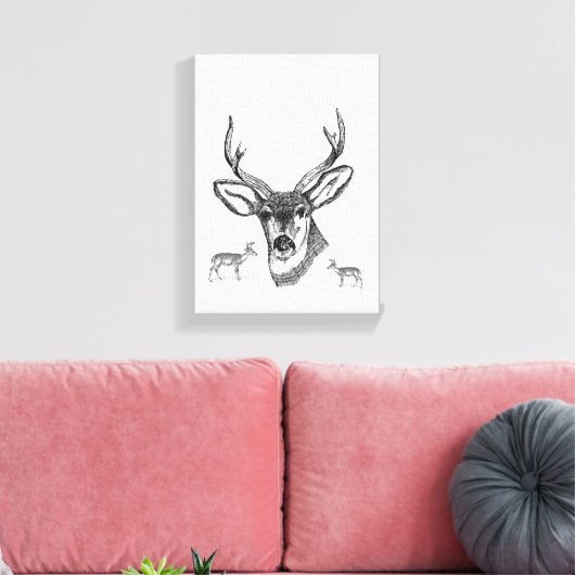 Stretchierte Canvas Print Vatertag Leinwand (Insitu (Wohnzimmer))