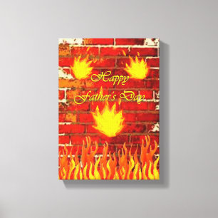 Stretchierte Canvas Print Vatertag Leinwand