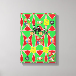 Stretchierte Canvas Print Vatertag Leinwand