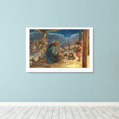 Stretchierte Leinwand "Heilige Familie in Erholung (Insitu (Holzboden))