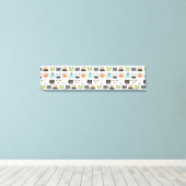 Stretchierte Leinwand - Tierfalten (Insitu (Holzboden))