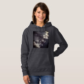 Stretchierte Metallwolken Hoodie (Vorne ganz)