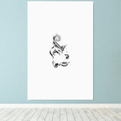 Stretchige Leinwand (Insitu (Holzboden))