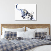 Stretching Cube Leinwanddruck (Insitu (Schlafzimmer))