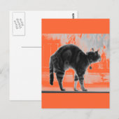 Stretching-Indigostift Postkarte (Vorne/Hinten)