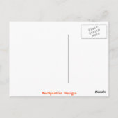 Stretching-Indigostift Postkarte (Rückseite)