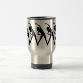 Stretching Ladys Travel Mug Reisebecher (Mittel)