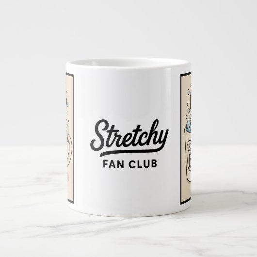 Stretchy Fan Club - Grosse Tasse (Vorderseite)