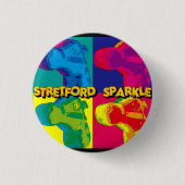 STRETFORD SPARKLE - ABZEICHEN BUTTON (Vorderseite)