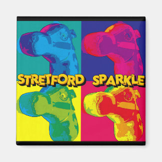 STRETFORD SPARKLE - KÜHLSCHRANKMAGNET